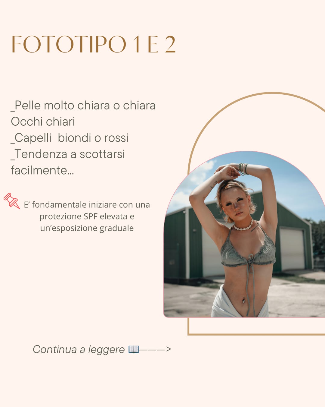 Informazioni sui fototipi della pelle
